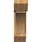 Ekena Millwork Thorton Slat Rough Sawn Bracket w/ Offset Brace, Western Red Cedar, 8"W x 26"D x 26"H BKT0806X26X26THR06RWR - alternate 2